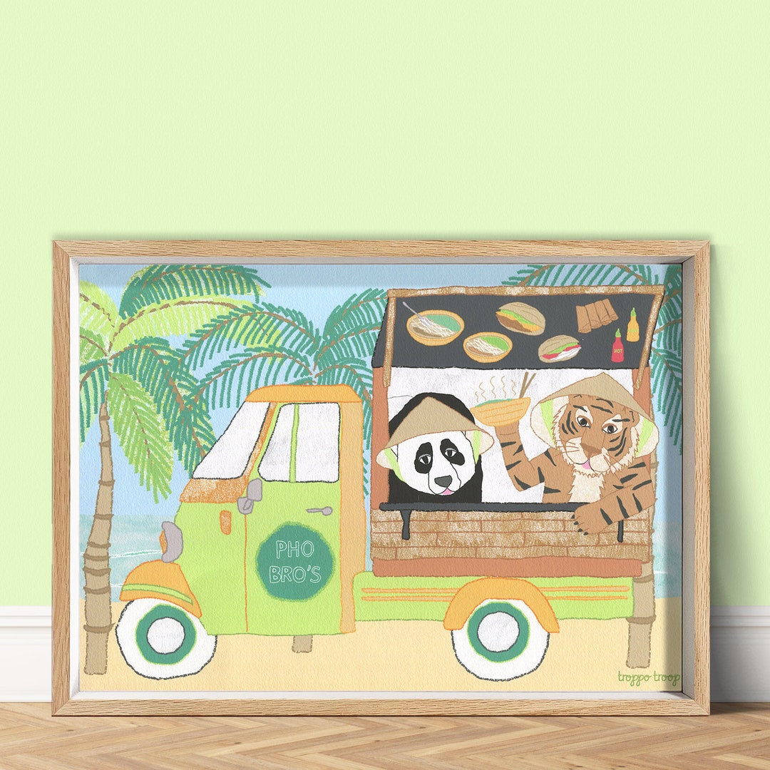Safari Jungle Art Print for NURSERY KIDS ROOM Jungle Animal Poster Kids ...