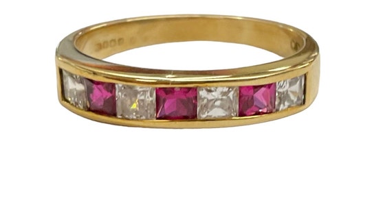 9ct gold cubic zirconia eternity ring sale