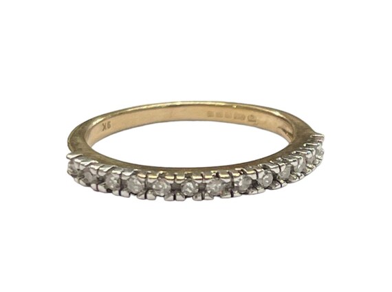 9ct white gold shop diamond eternity ring