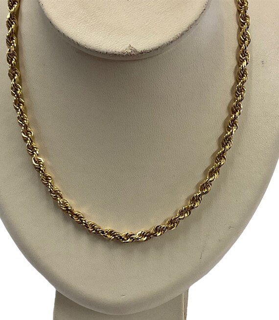14ct gold rope chain deals