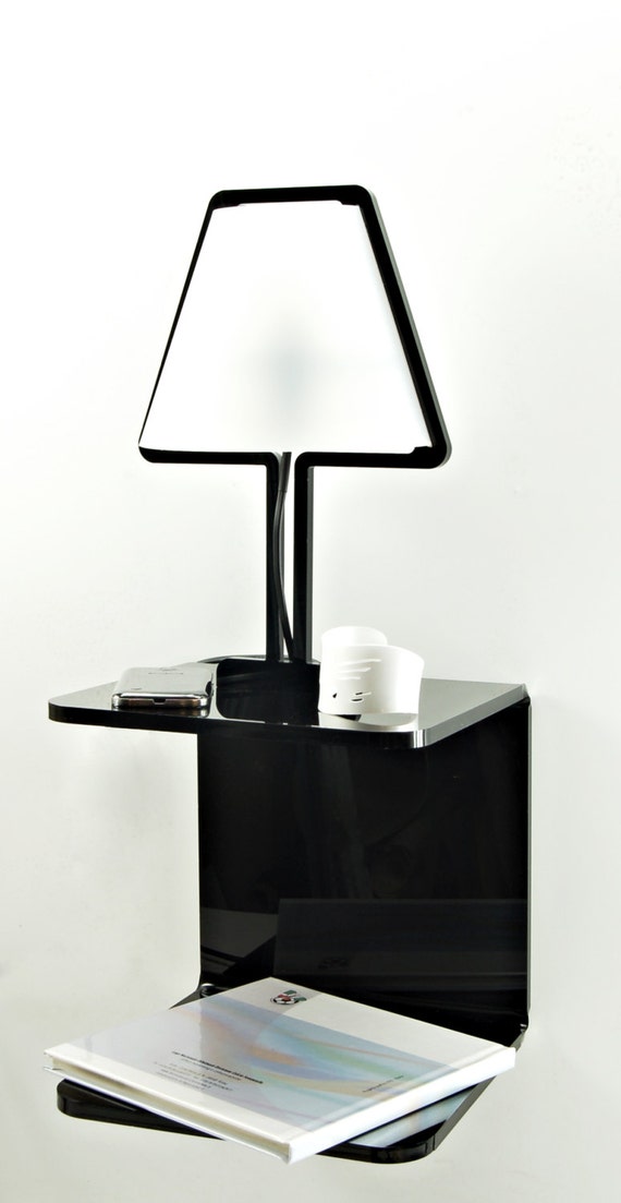 Bedside Shelflamp // SOB // Lampbedshelf // Acrylic Lamp // Etsy