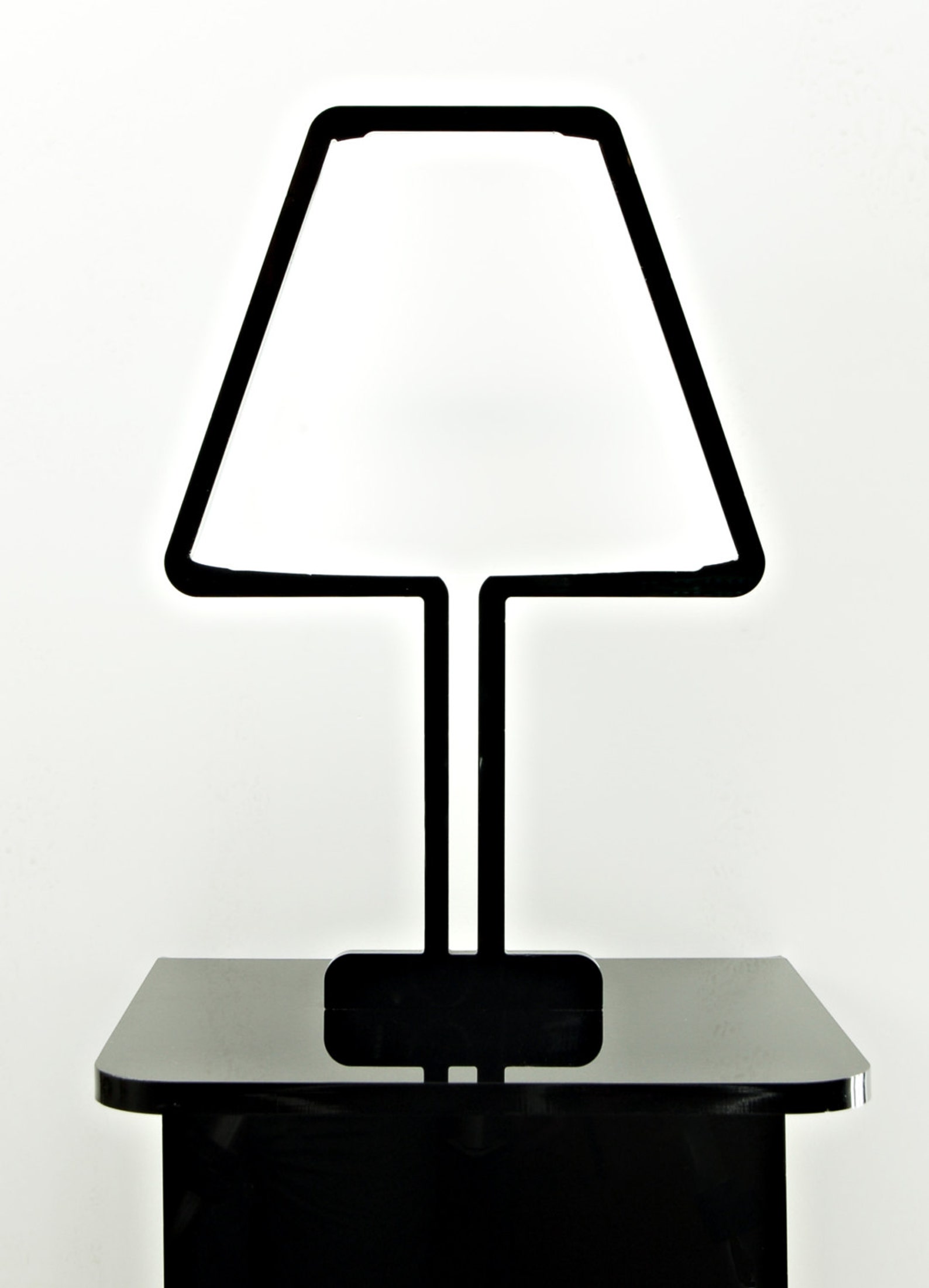 Bedside Shelflamp // SOB // Lampbedshelf // Acrylic Lamp // Handmade