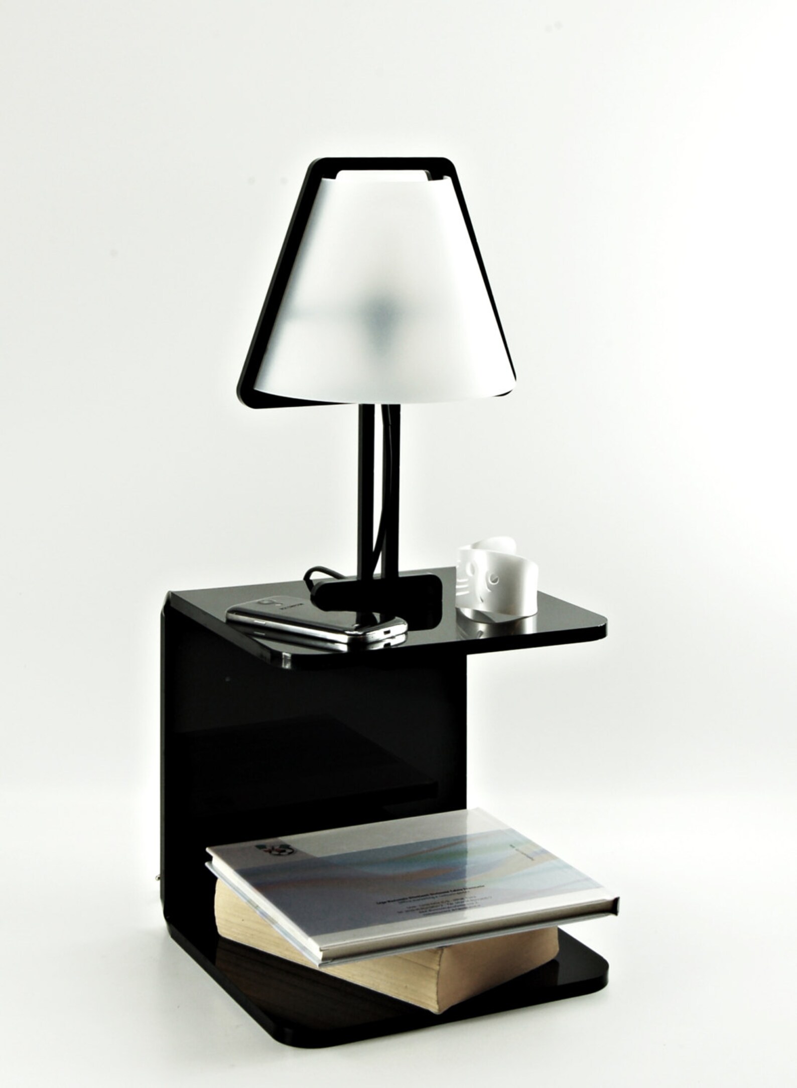 Bedside Shelflamp // SOB // Lampbedshelf // Acrylic Lamp // Handmade