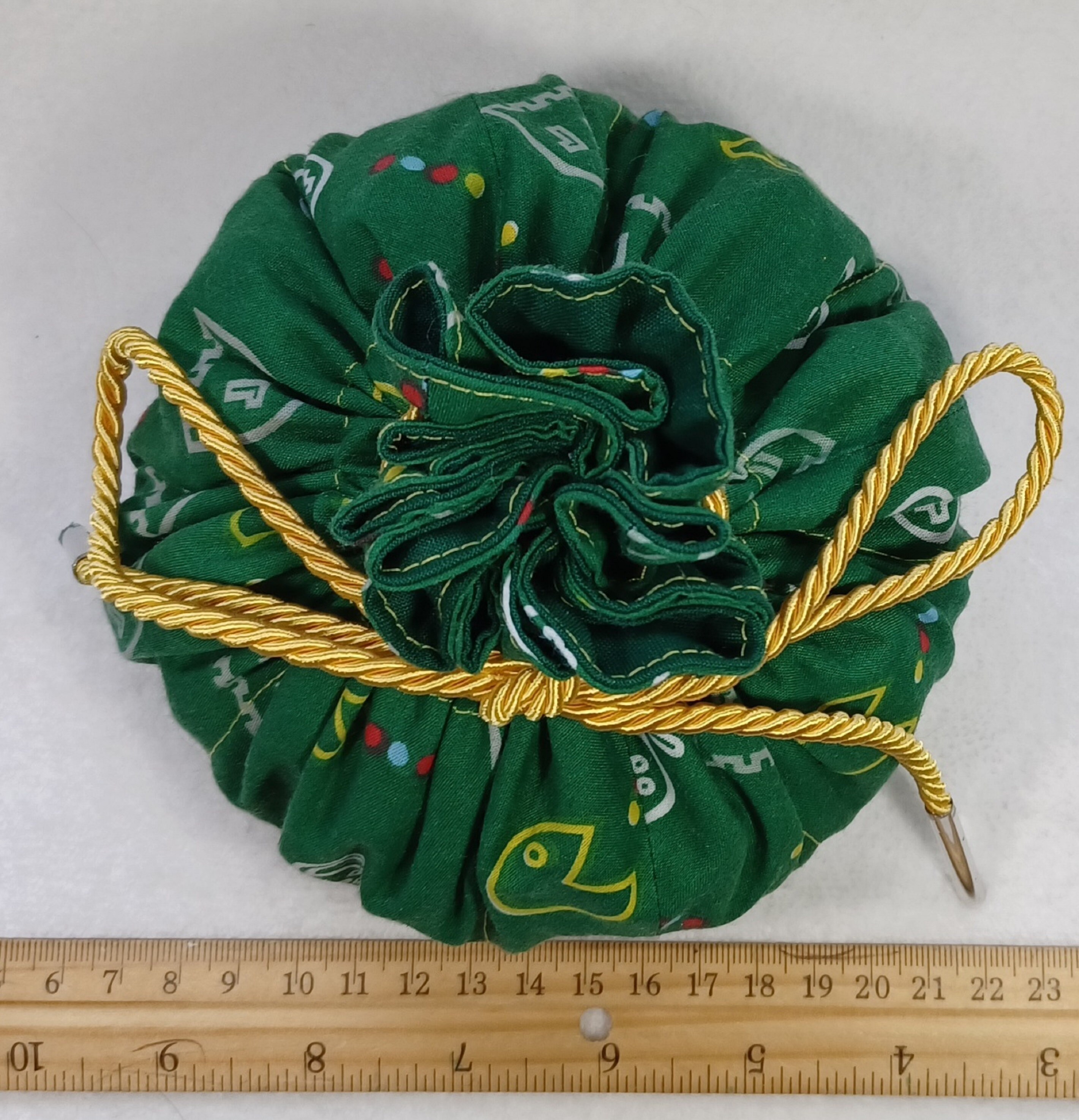 Pac-man Green Dice Bag Large Holds 12 or More Sets Dice Gremlin Gift ...