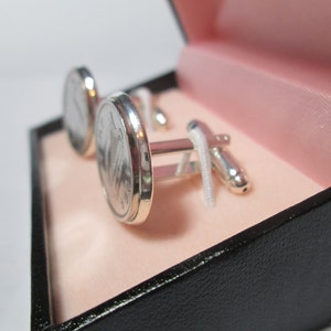 Irish genuine 3d threepenny coin cufflinks 1956 with choice of box personalised 69th birthday anniversary wedding personalized