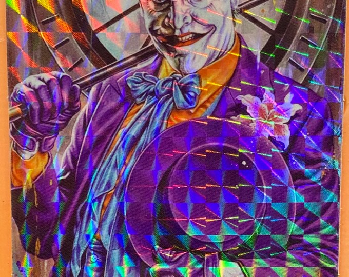 1989 Batman Keaton Joker Prism Prismatic Sticker