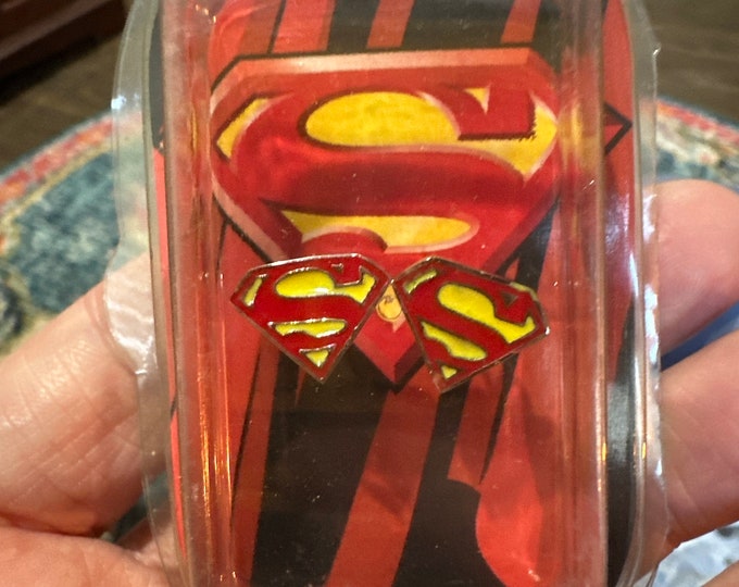Officially licensed Superman earrings studs