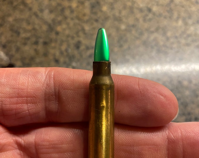 Kryptonite bullet using a real spent .223 cartridge