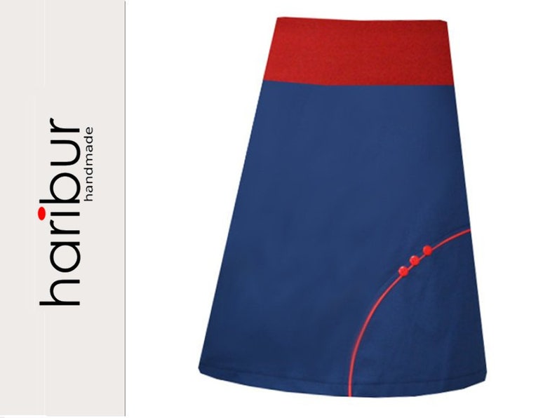 Skirt blue-red image 1