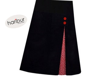 Dream skirt black flowers