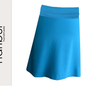 Skirt A line viscose jersey many colors image 2