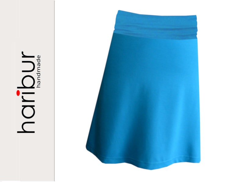 Skirt A line viscose jersey many colors image 2