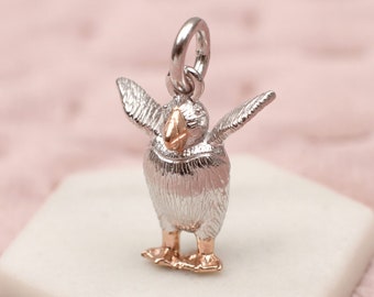 Sterling Silver Puffin Charm