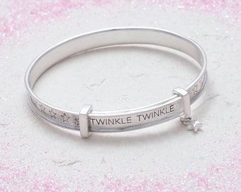 silver christening bracelet