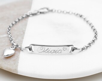 childs christening bracelet