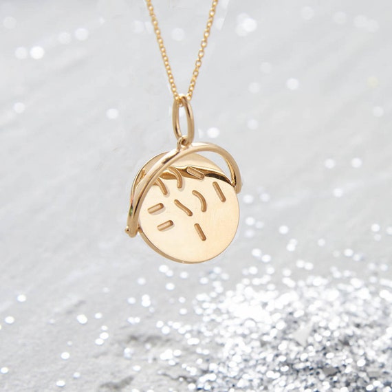 I love you spinner best sale necklace