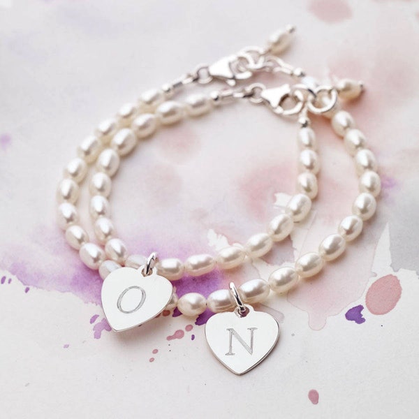 Set di braccialetti personalizzati per madre e figlia