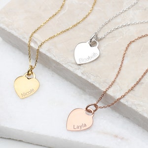 Gepersonaliseerde hartbedelnaamketting