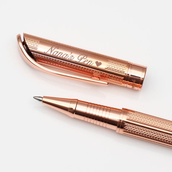 Personalised Rose Gold Pen • Stationery Gifts • Personalised Teacher Gift