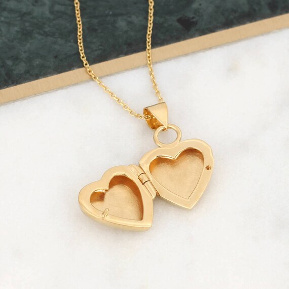 Personalised 18ct Gold Plated Heart 