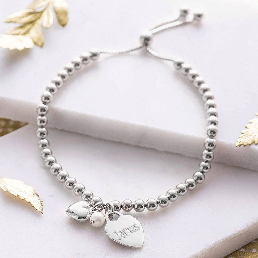 Personalised silver bracelets – Dime Que Me Quieres
