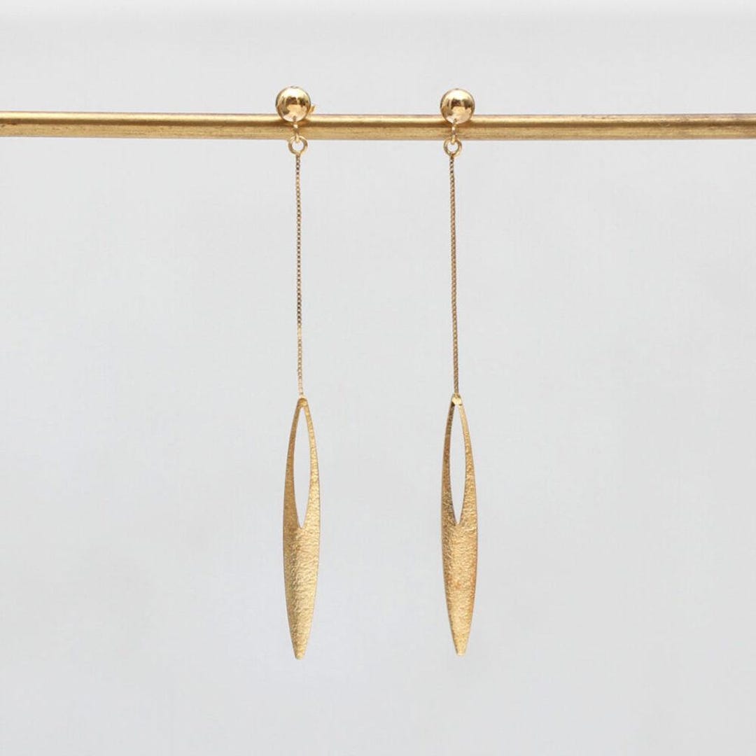 Gold Flgree Ball Drop Earrngs 18K Gold Plated Sterlng - Etsy