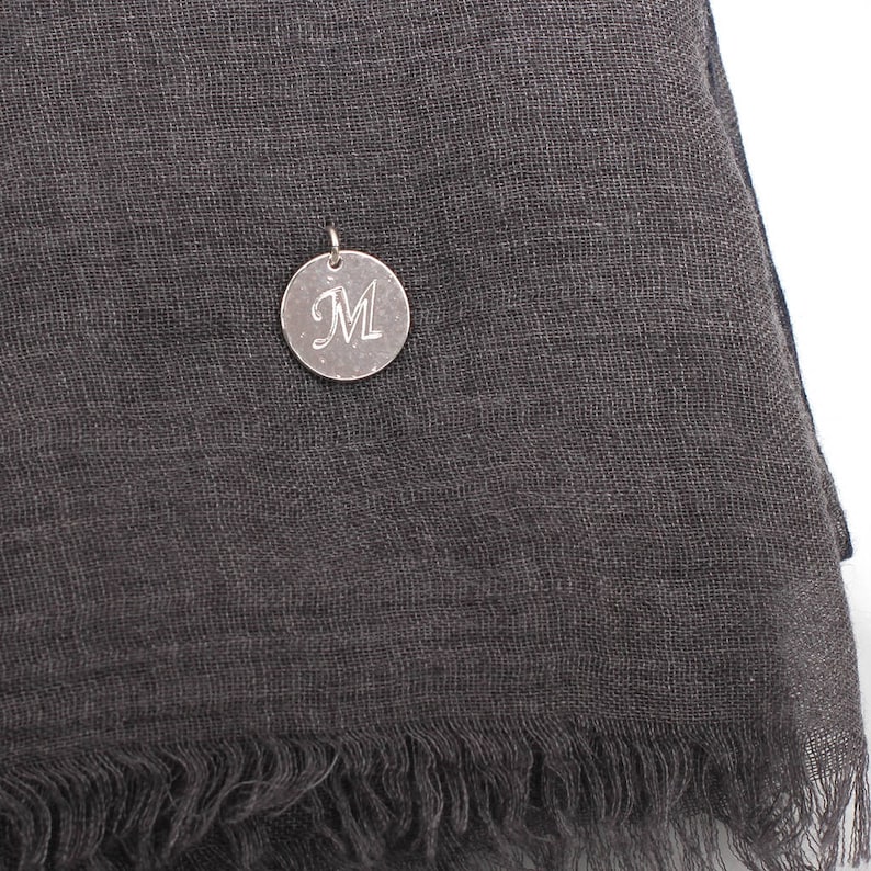 Personalised Contrast Tassel Scarf Accessories image 7