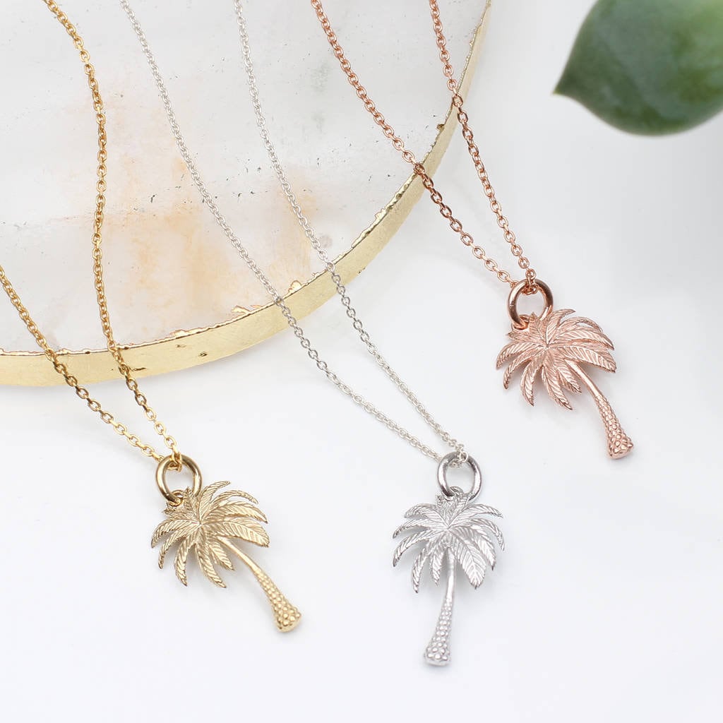 Palm tree necklace forever 21 shop
