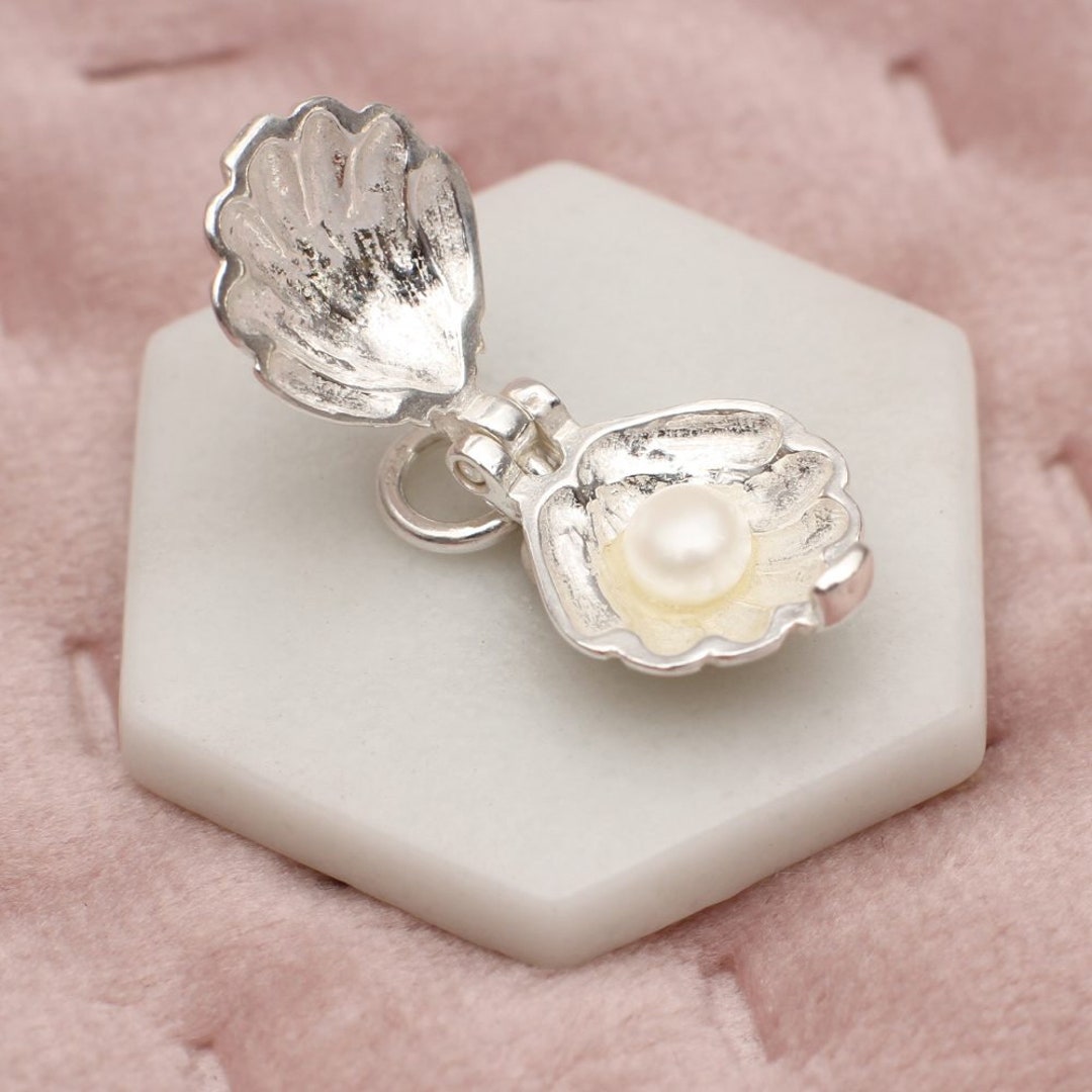 Charm Calado Estrella De Mar, Conchas Y Corazones Color Plata