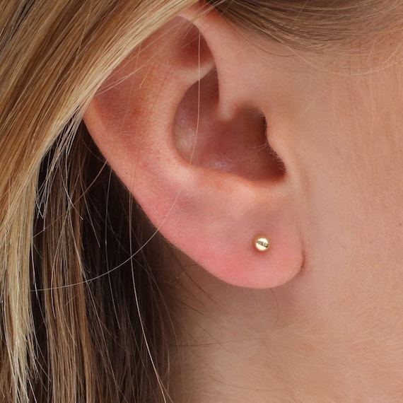9ct gold deals ball stud earrings