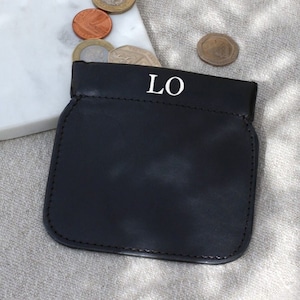 Herren personalisierte italienische Leder Geldbörse