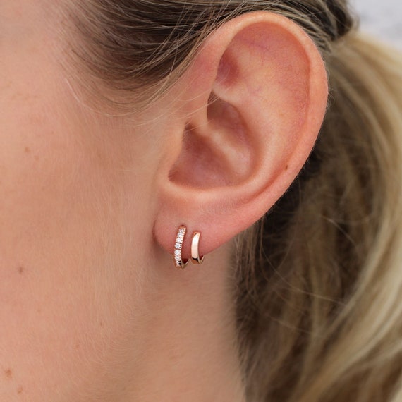 Etsy double 2024 hoop earrings