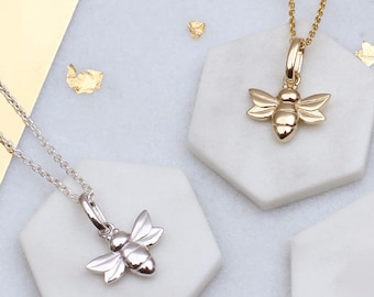 Personalised Bee Necklace • Animal Jewellery