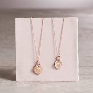 Personalised 18ct Rose Gold Plated Flower Circle Necklace image 2