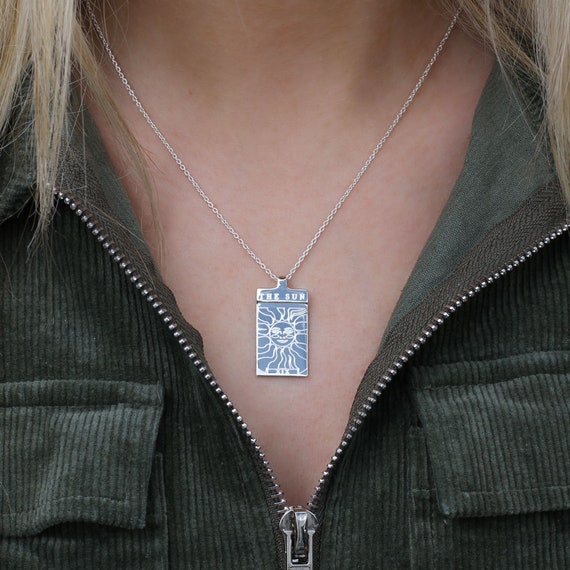Sterling Silver Tarot Card Tablet 