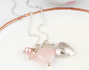 Girl's Sterling Silver Sweetheart Necklace
