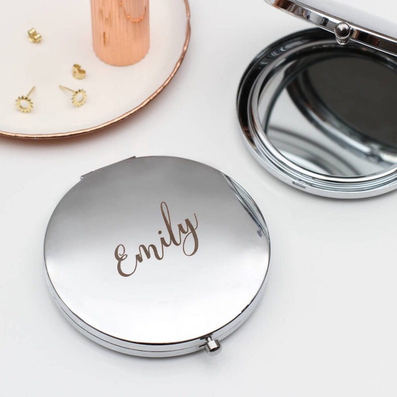 Personalised Name Mirror Compact - Etsy