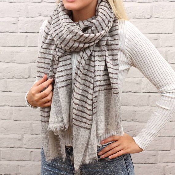 personalised wool scarf