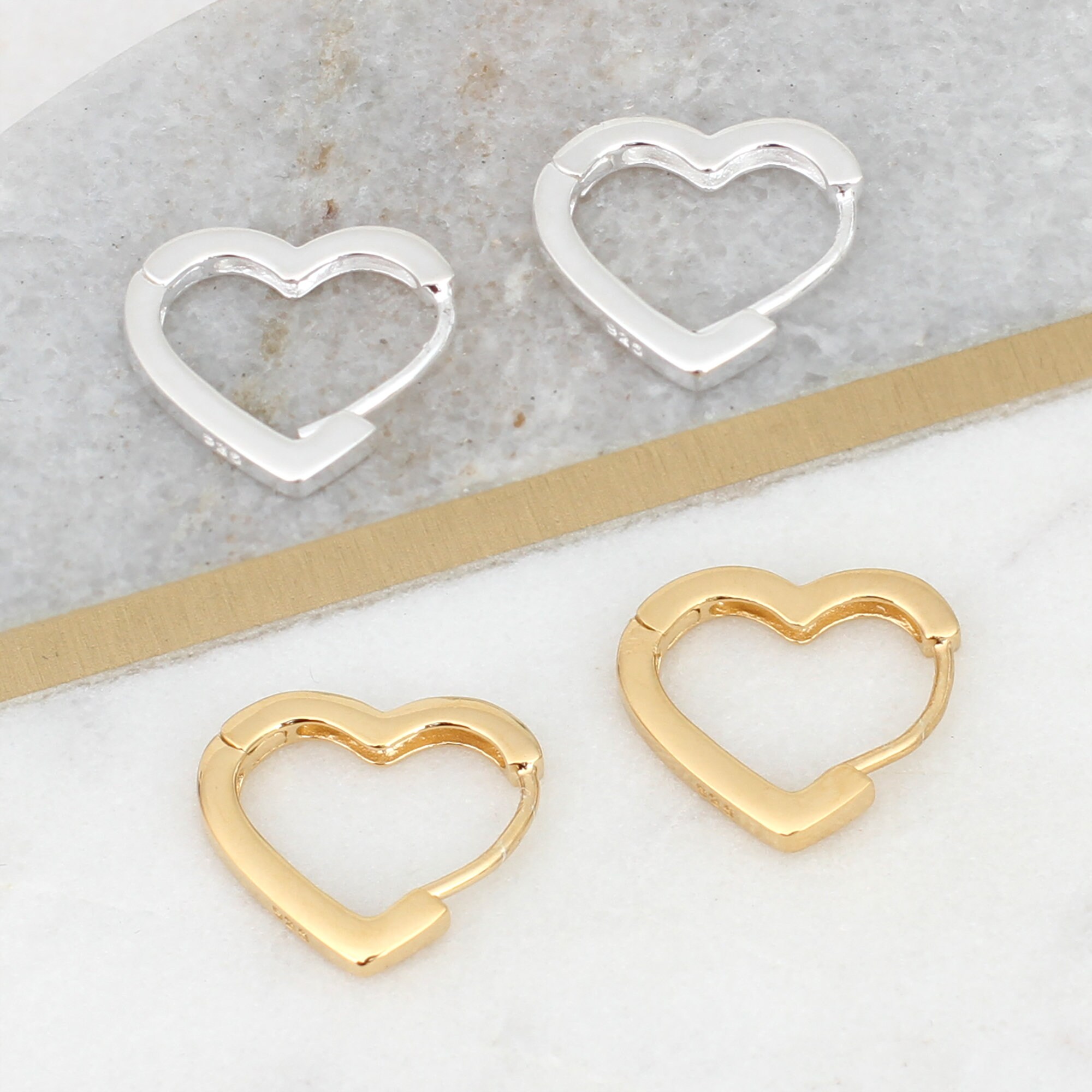 Human Made - HEART SILVER EARRING | HBX - Globally Curated