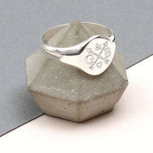 Personalised Silver or Gold Love Ring