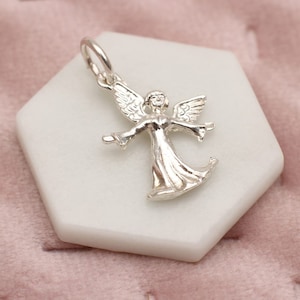 Sterling Silver Guardian Angel Charm