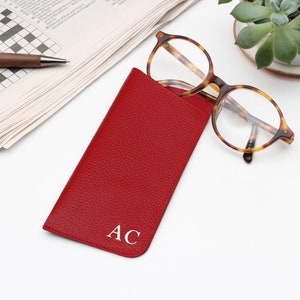 Étui à lunettes en cuir personnalisé