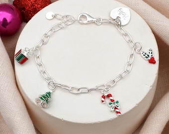 Children's Christmas Charm Bracelet