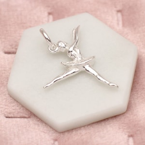 Sterling Silver Ballerina Charm