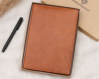 Luxus Leder Personalisierte Nachricht Journal