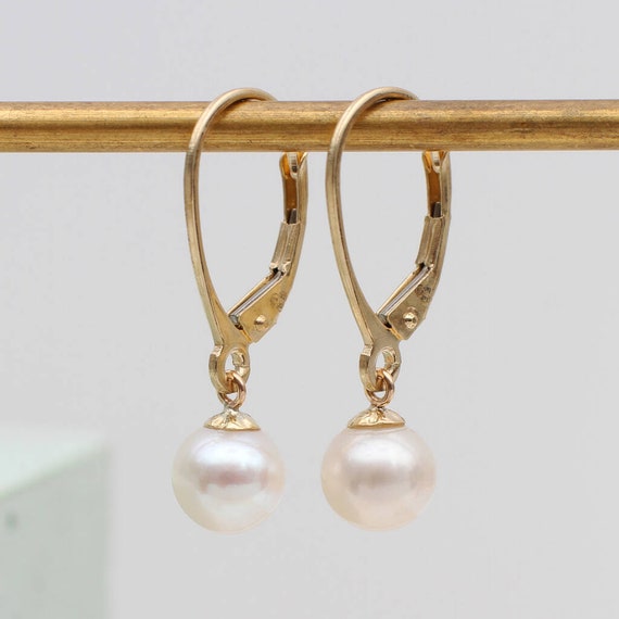 9ct gold leverback earrings deals