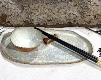 Sushiset, handgemaakt servies "Flower of Gobi®"