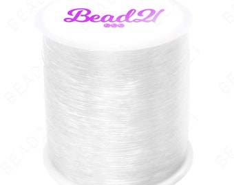 100 Meter Elastic Stretch Bead Cord Beading Jewelry String Thread Wire 1mm 0.7mm 100m