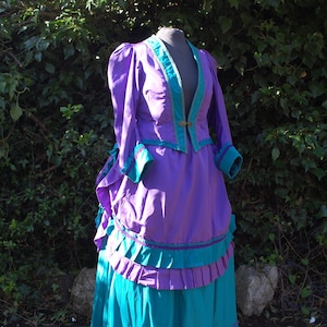 Traje de vestido estilo steampunk vitoriano