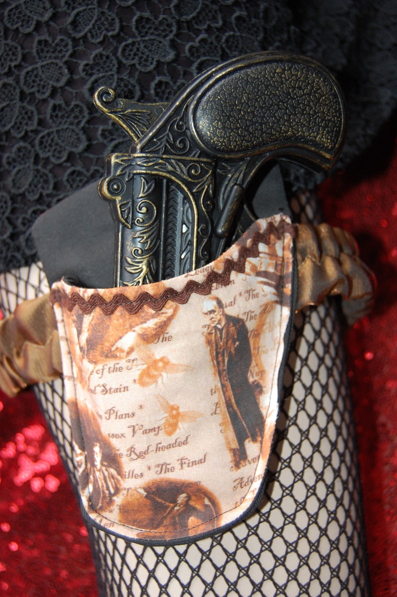 Steampunk Accessories Garter Gun Holster Sherlock Holmes Etsy